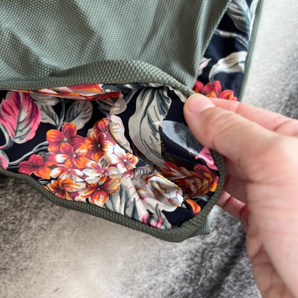 Maaji Pique Whitney High Rise High Leg Belted Pine Green Bikini Bottoms - Picture 4 of 7